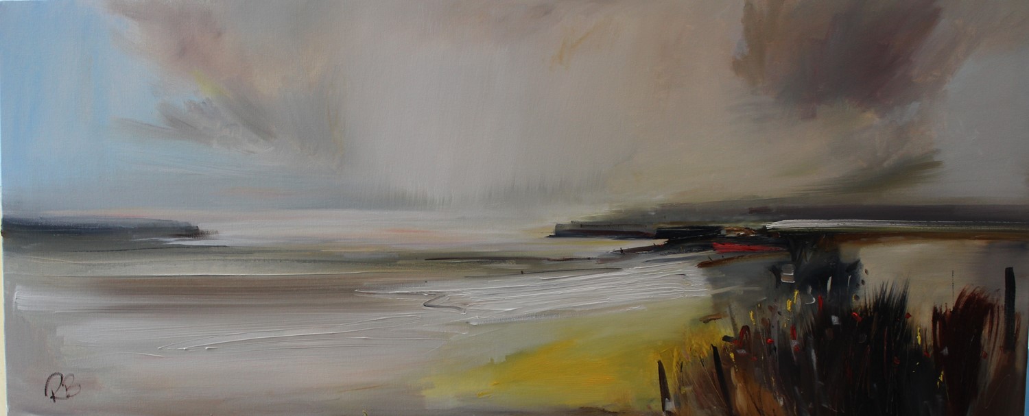 'Beginning to Clear over the Headlands' by artist Rosanne Barr